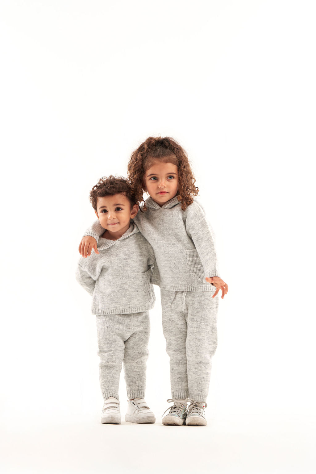 unisex toddlers knit set