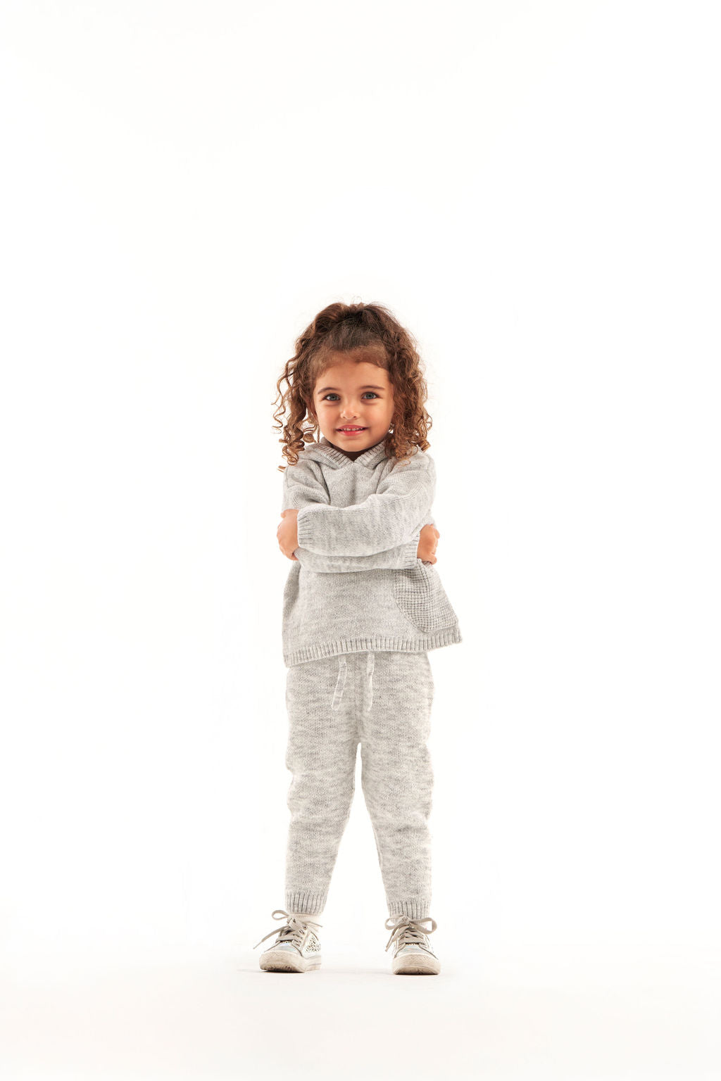 unisex toddlers knit set