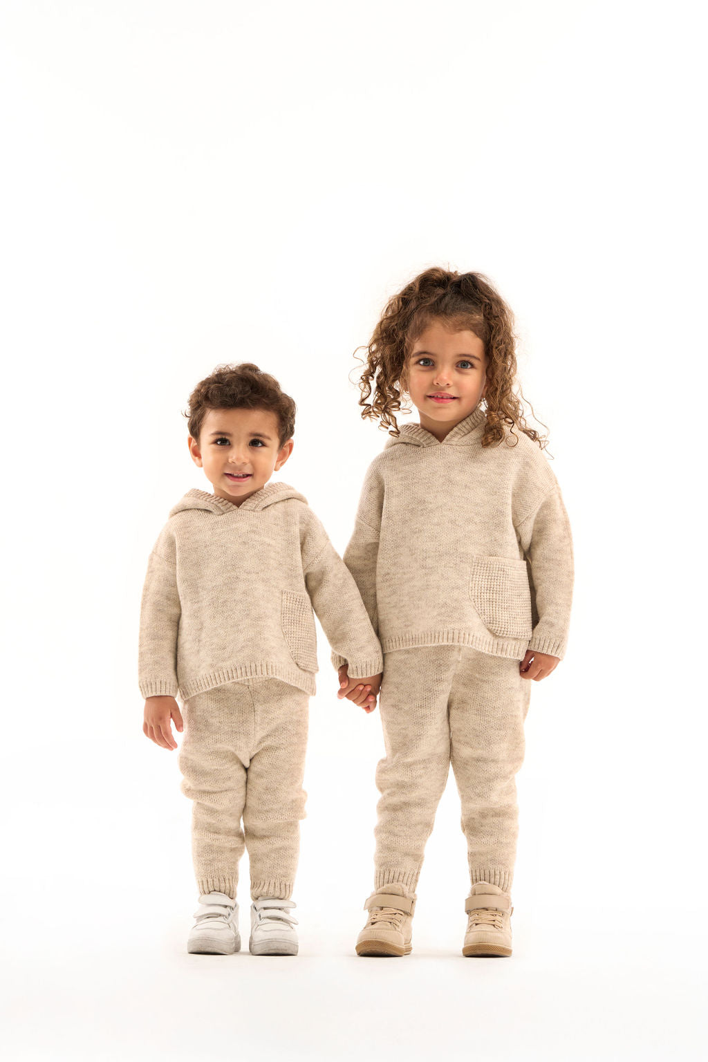 unisex toddlers knit set