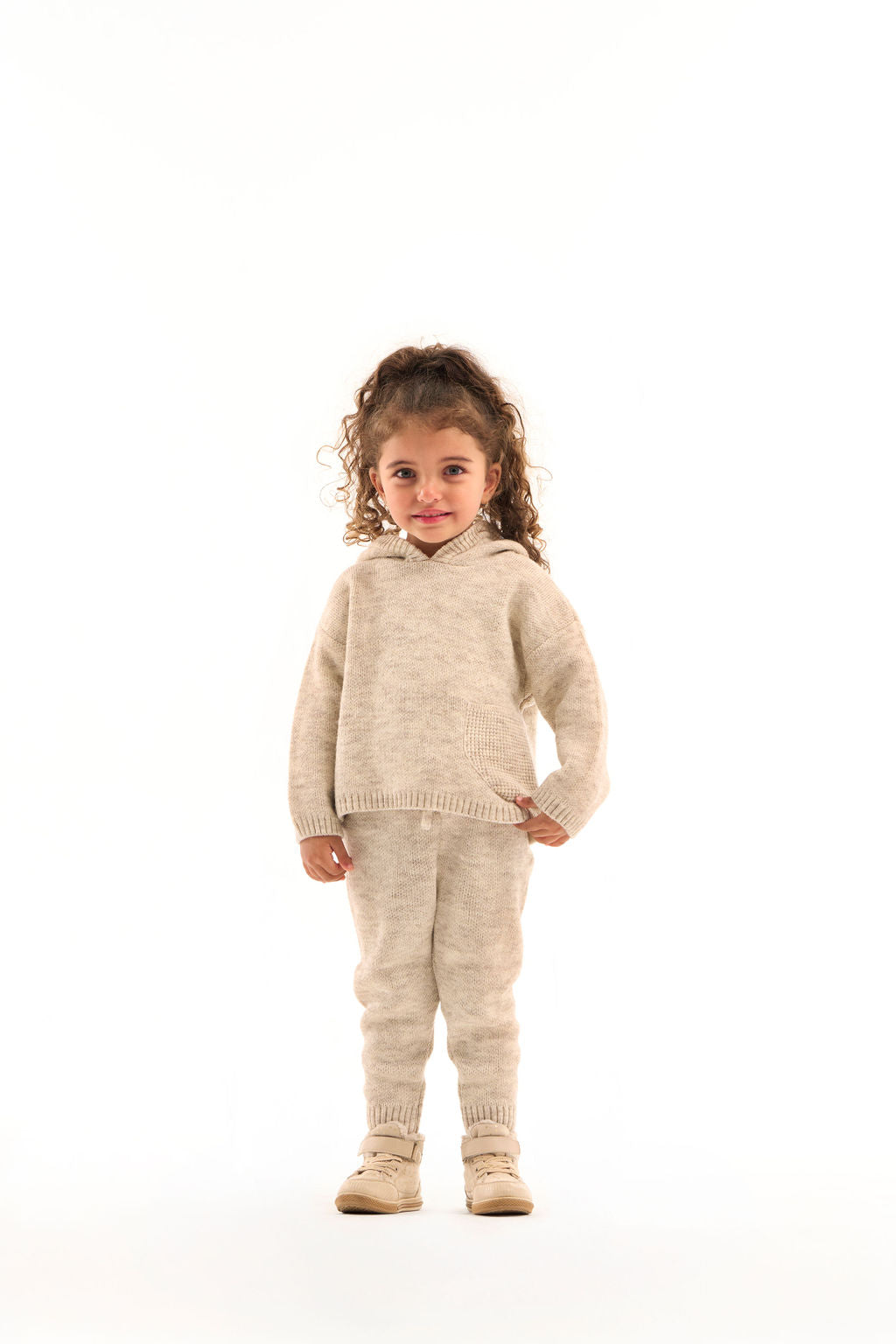 unisex toddlers knit set