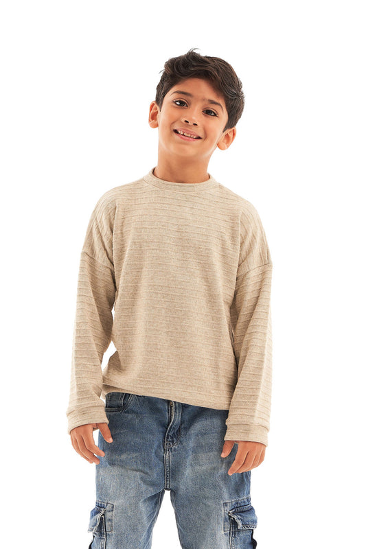 Oversize knit crewneck